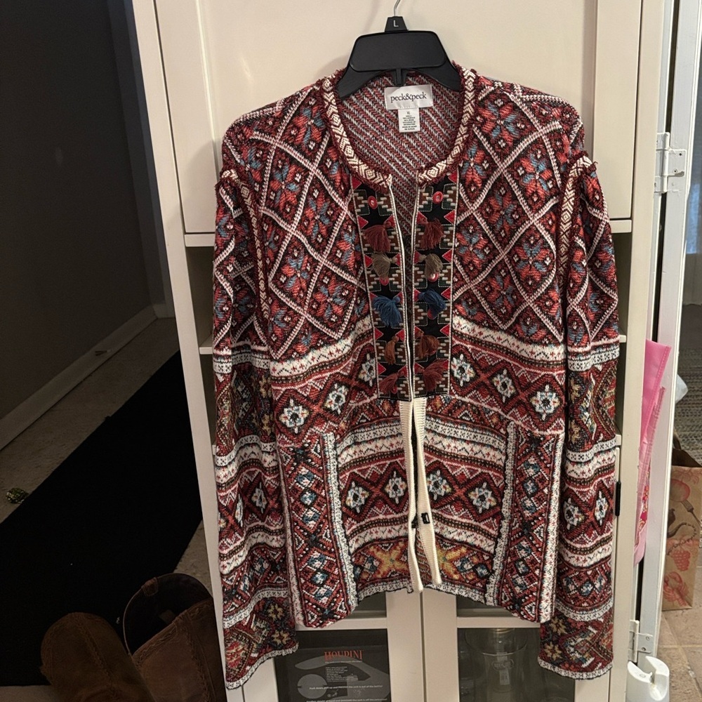 Peck&Peck and Anthro heavy warm Cardigan - Picture 4 of 6